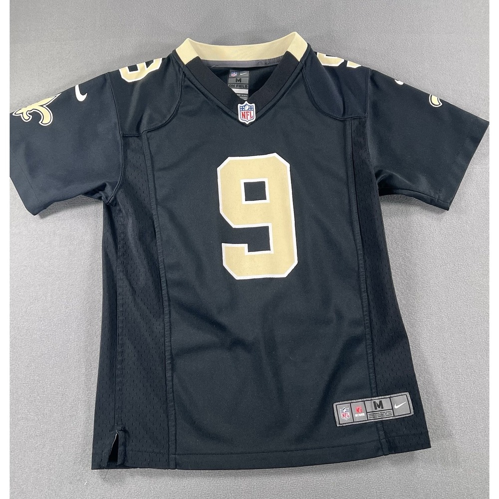 Nike NFL On Field Drew Brees New Orleans Saints Youth Medium 10/12 Jersey